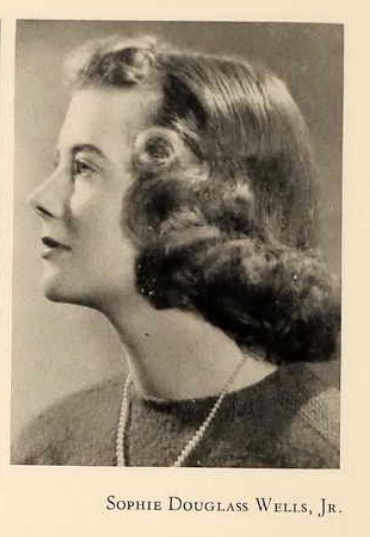 Senior portrait of Sophie Douglass Wells, Jr.